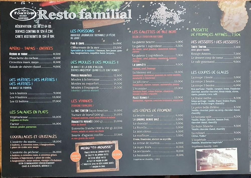 Chez Tonton - Menu Image 2